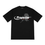 Czarny T-shirt Trapstar Hyperdrive w Kolorze Różowym