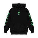 Bluza z kapturem Trapstar Czarno-Zielona